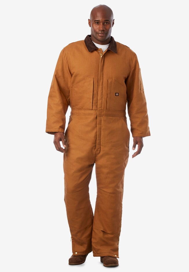 Insulated Duck Coveralls by Dickies®, BROWN DUCK, hi-res image number null