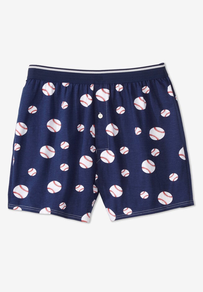 Patterned Boxer Briefs, BASEBALL, hi-res image number null