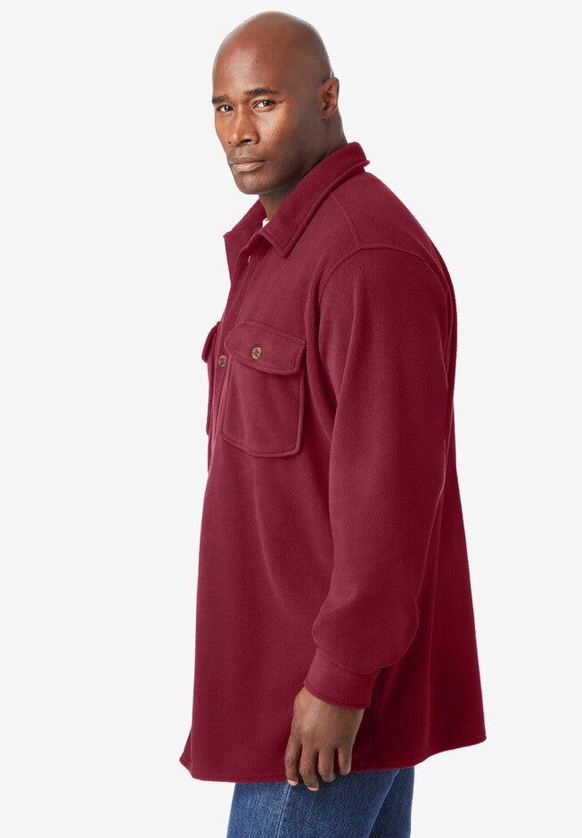 Microfleece shirtjacket, , alternate image number 2