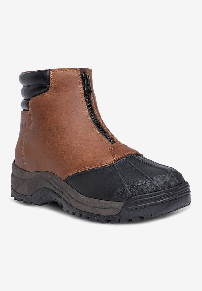 Propét® Zip Hiking Boots, BROWN BLACK, hi-res image number null