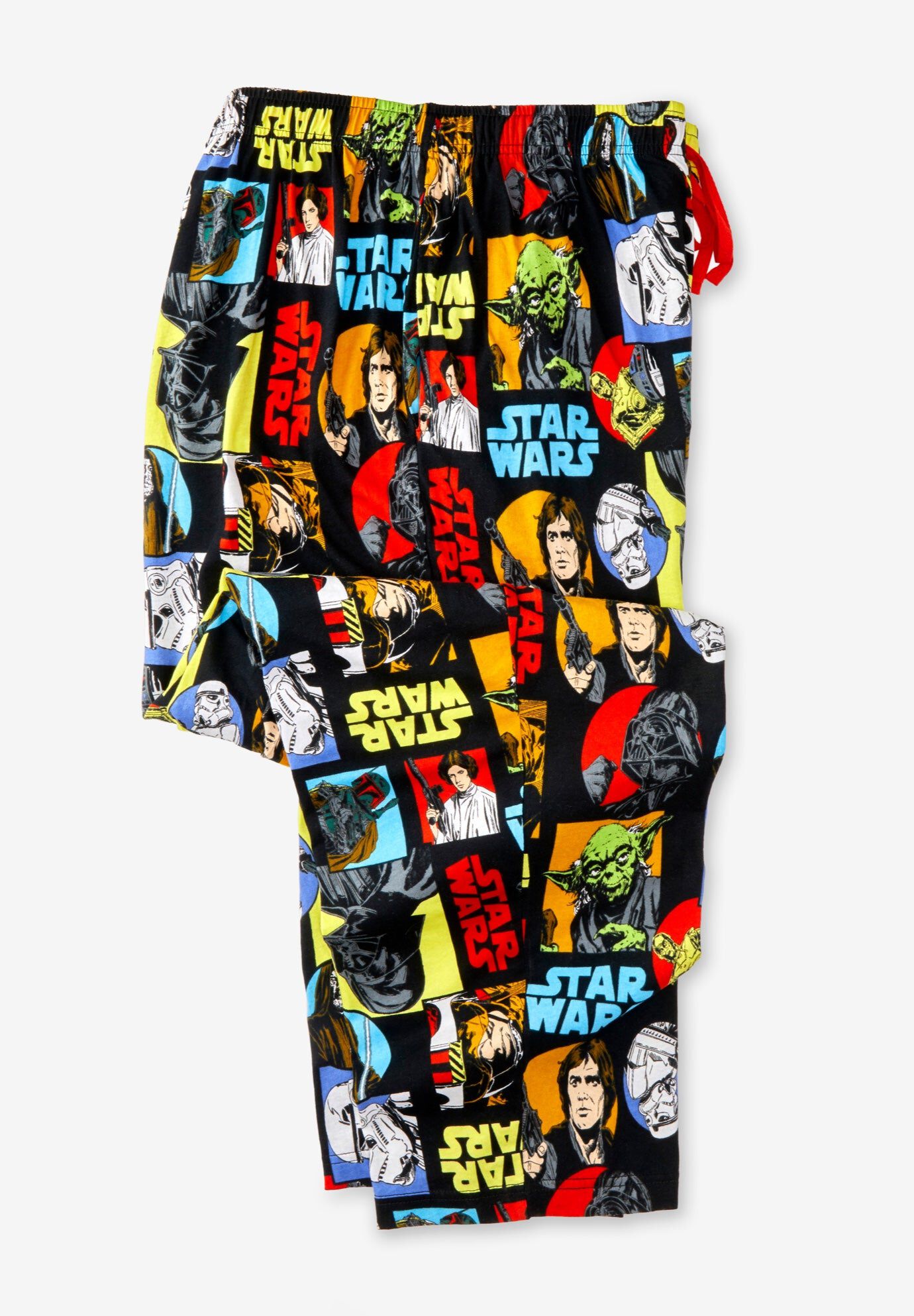 Licensed Novelty Pajama Pants, RETRO STAR WARS, hi-res image number 0