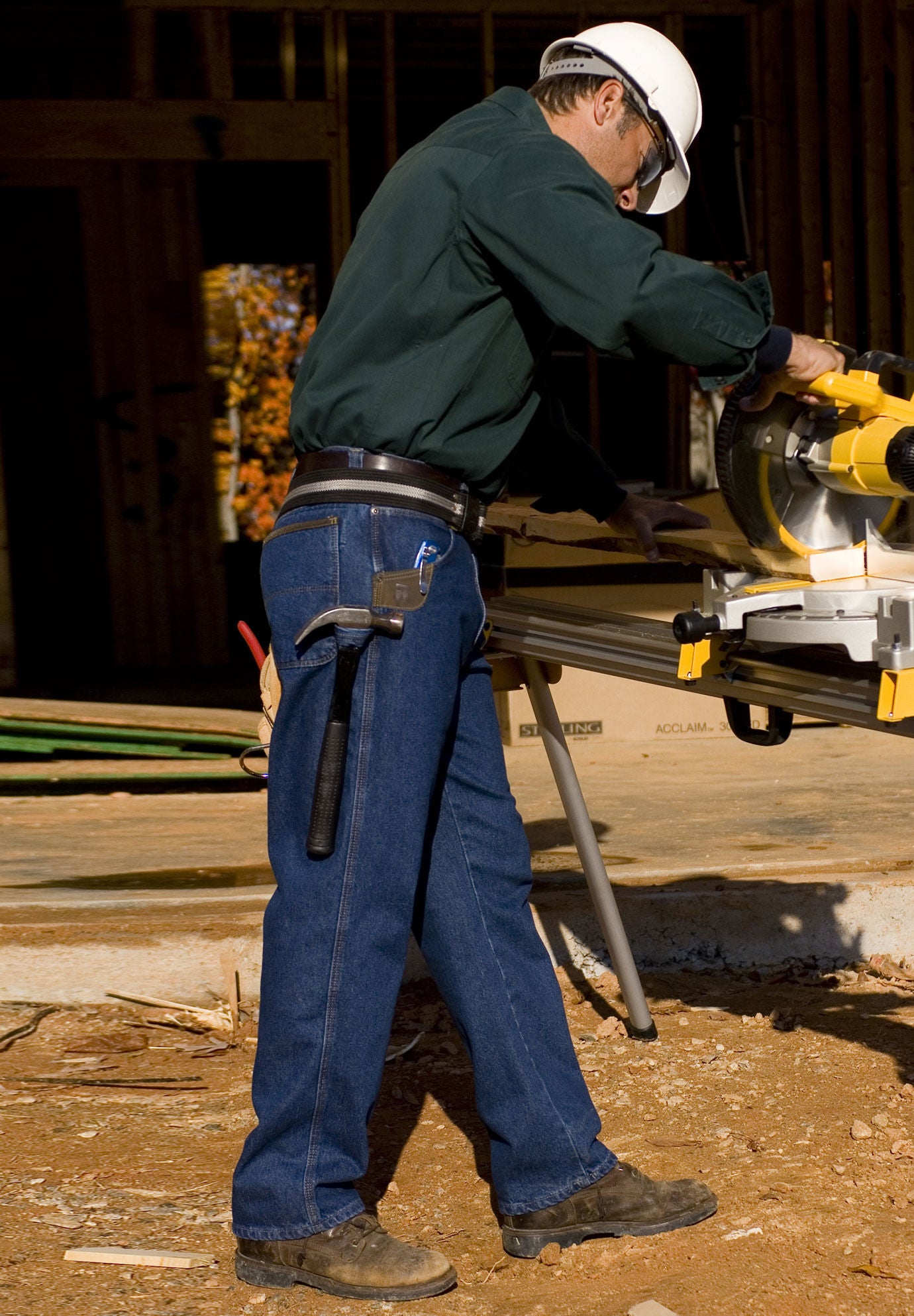 Wrangler&reg; Riggs Workwear Denim Ripstop Carpenter Jeans, , alternate image number 3