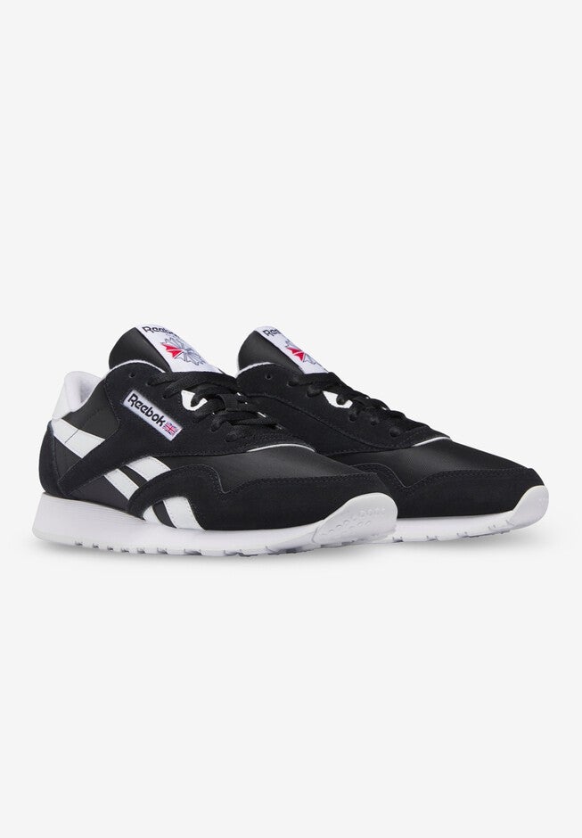 Classic Nylon Shoes, BLACK WHITE, hi-res image number null