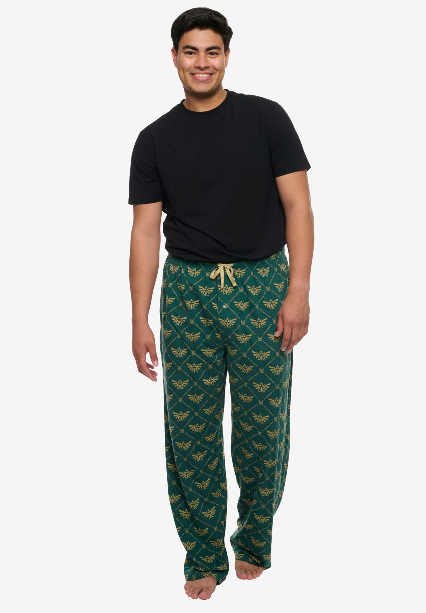 Nintendo Zelda Pajama Pants Lounge Wear Sleepwear, GREEN, alternate image number 5