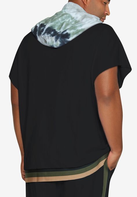MVP Collections® Short-Sleeve Tie-Dye Hoodie, , on-hover image number null