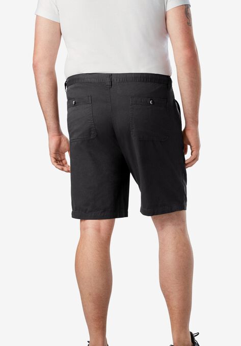 Knockarounds® 8" Full Elastic Plain Front Shorts, , on-hover image number null