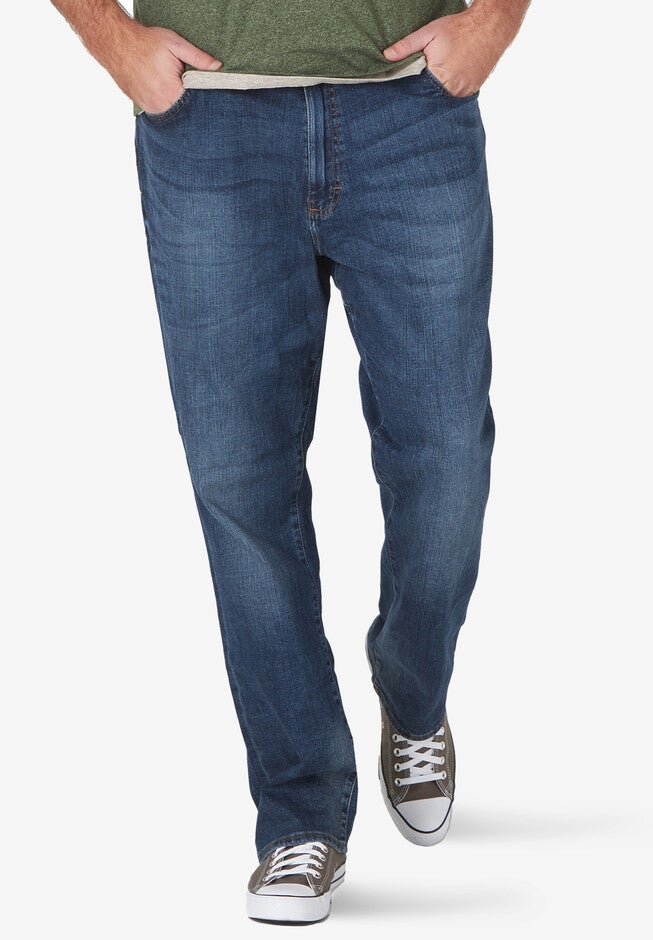 Lee Extreme Motion Straight Tapered Fit Jeans Jeans, BLUE, hi-res image number 0