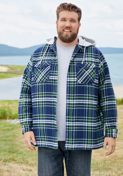 Boulder Creek™ Removable Hood Shirt Jacket, , alternate image number null