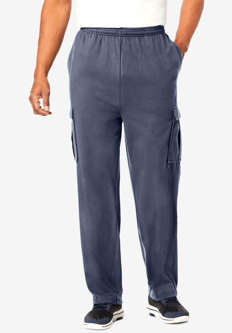 Lightweight Cargo Sweatpants, NIGHT SHADOW BLUE, hi-res image number null