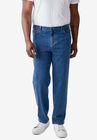 Liberty Blues™ Loose Fit 5-Pocket Stretch Jeans, STONEWASH, hi-res image number null