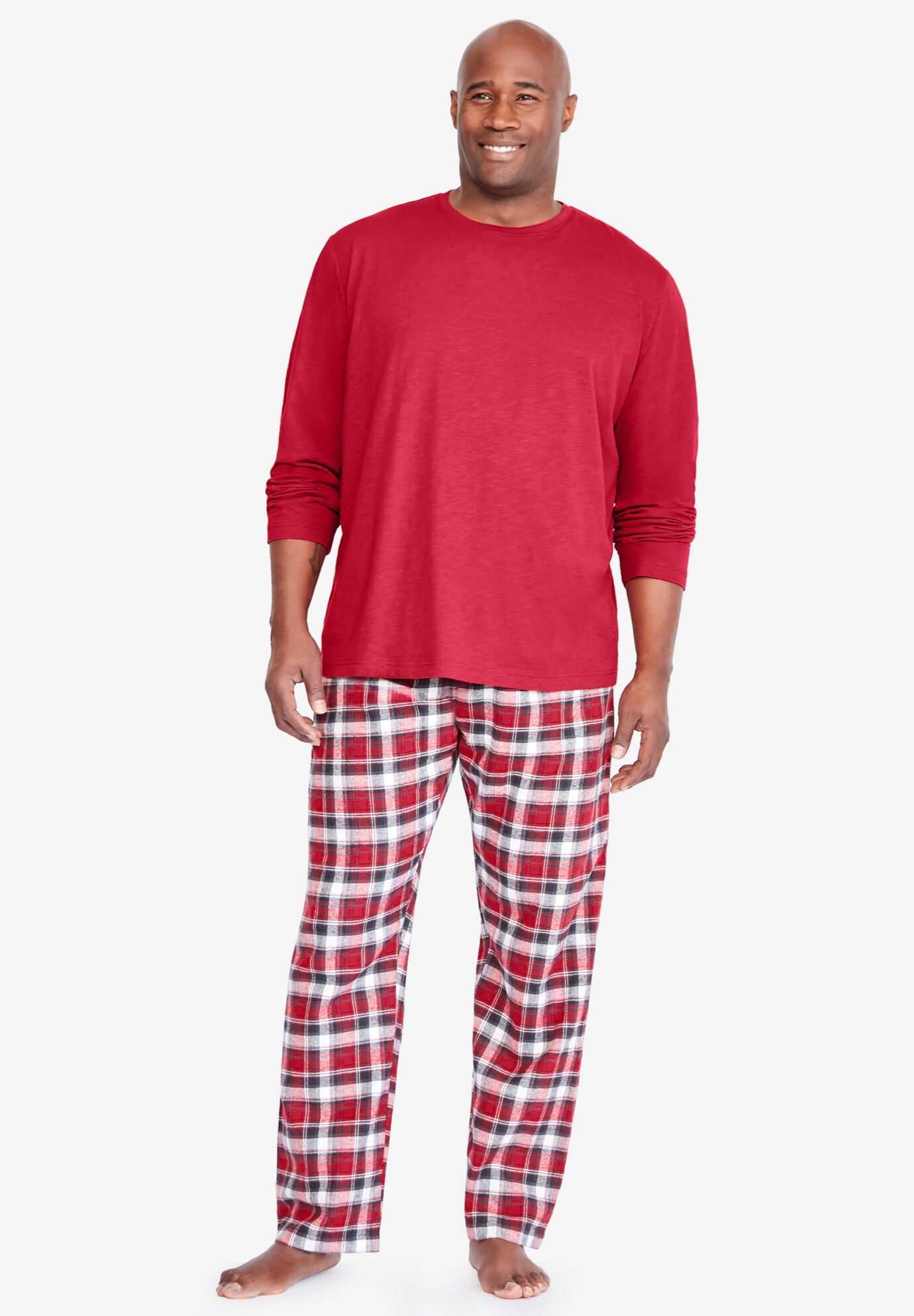 Hanes flannel hotsell pajama set