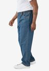 Loose Fit Comfort Waist Jeans, , alternate image number null