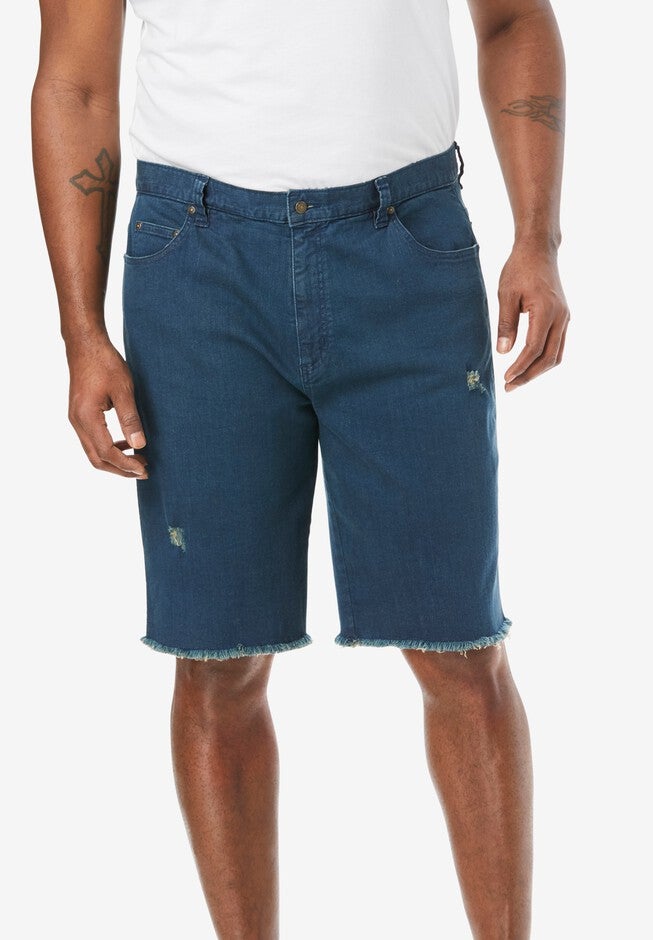 Liberty Blues™ Cut-Off Denim Shorts, BLUE WASH, hi-res image number null