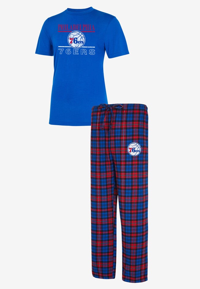 NBA® Flannel PJ Set, 76ERS, hi-res image number null