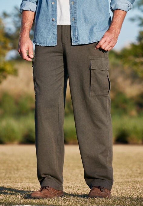 Boulder Creek® Renegade Side-Elastic Waist Single Pocket Cargo Pants, , alternate image number null