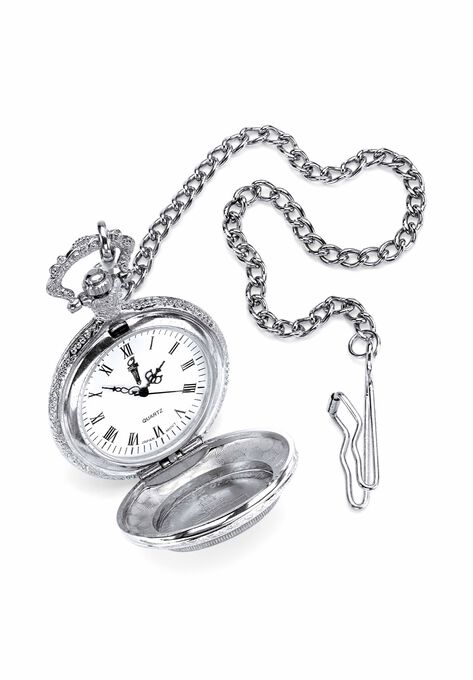 Silvertone JFK Bicentennial Watch with 13" Chain, , on-hover image number null