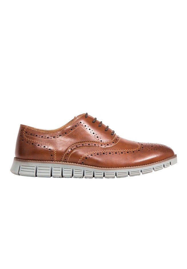 Deer Stags® Benton Memory Foam Lace-up Brogue Shoes, , alternate image number null