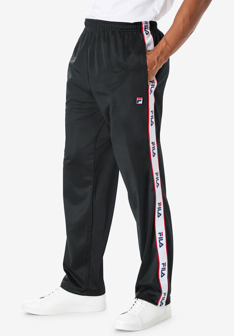 Fila® Logo Striped Pants, BLACK, hi-res image number null