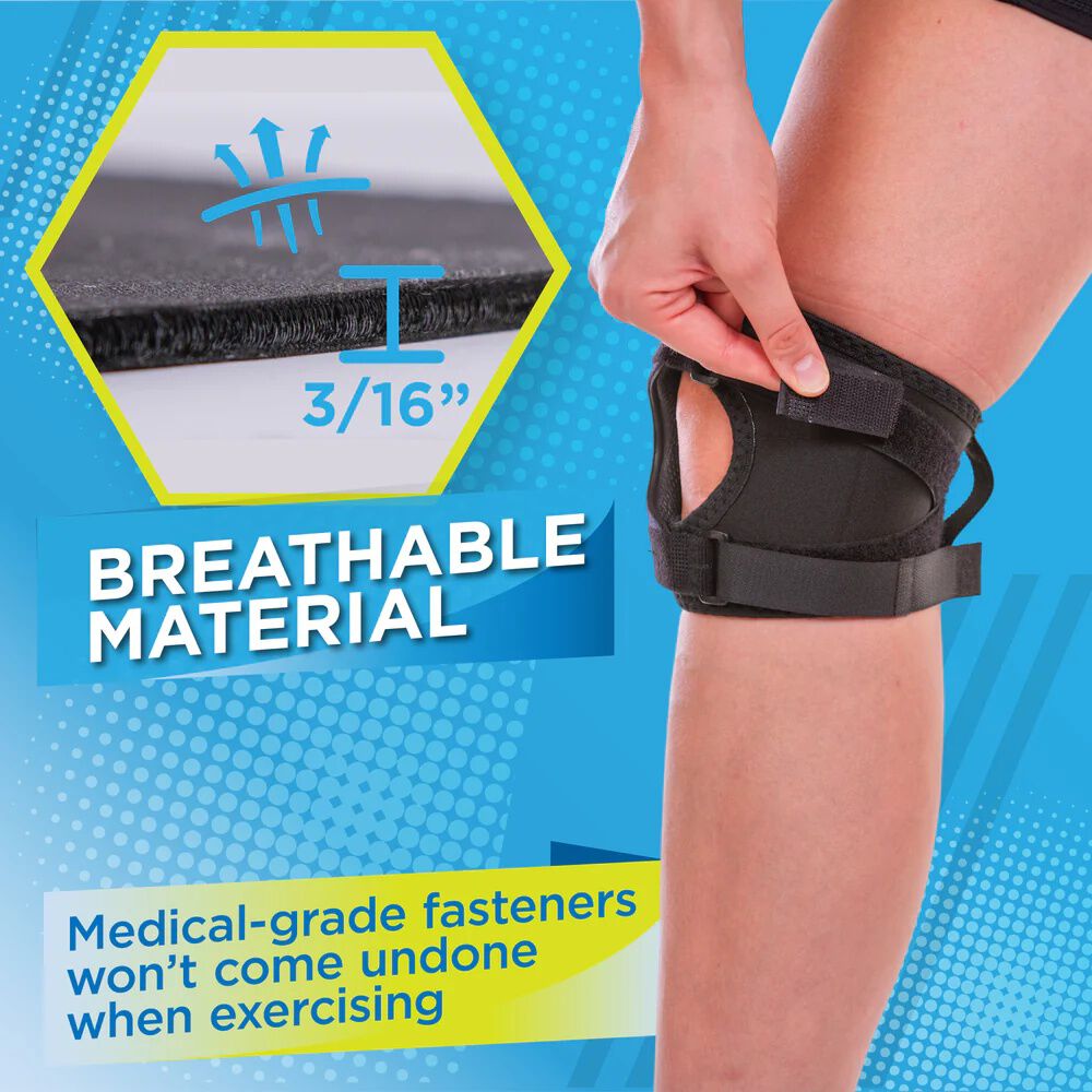 Patella Tracking Brace, BLACK, alternate image number 6