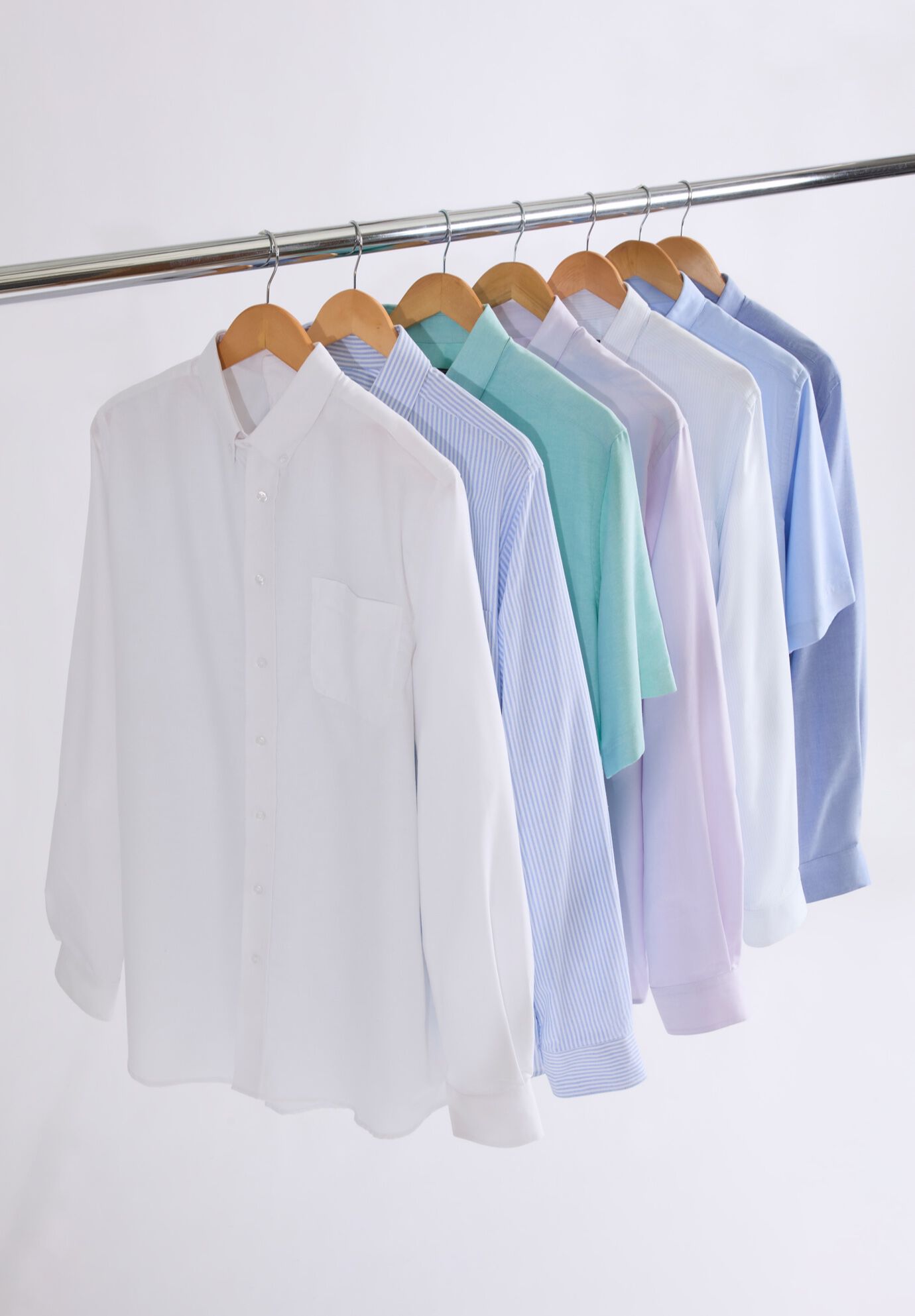 Long-Sleeve Wrinkle-Free Everyday Oxford, , on-hover image number 1