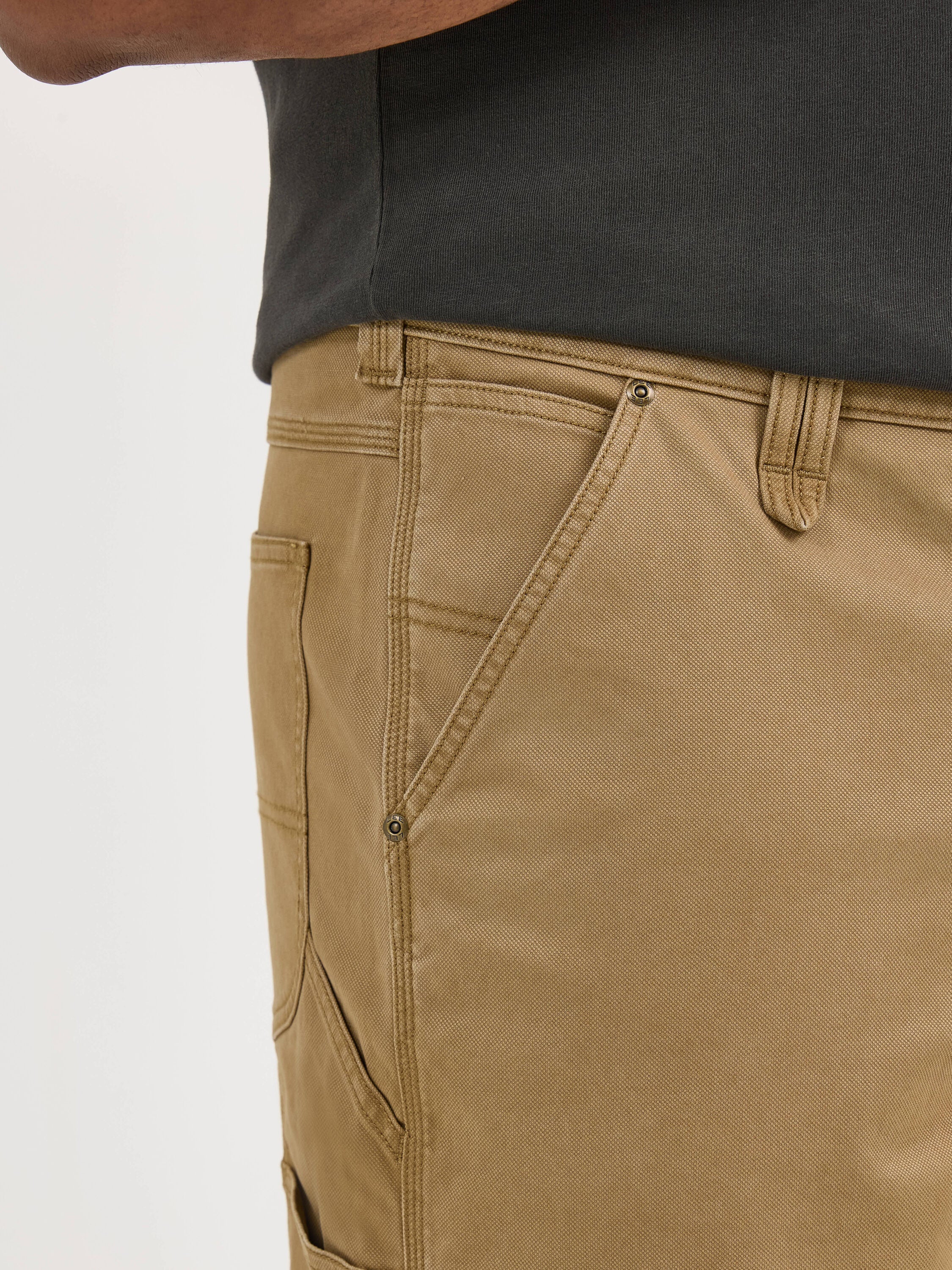 Legendary Workwear Carpenter Short, DARK KHAKI, alternate image number 6