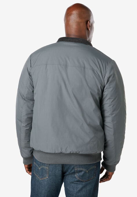 Fleece-Lined Bomber Jacket, , on-hover image number null