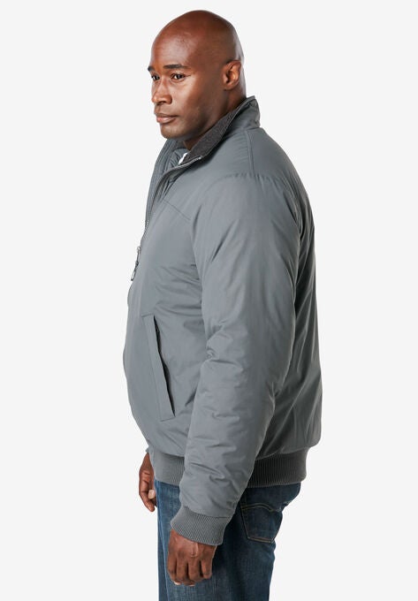 Fleece-Lined Bomber Jacket, , alternate image number null