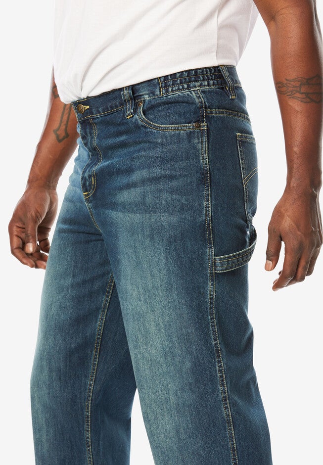 Boulder Creek™ Relaxed Carpenter Jeans, , alternate image number 2
