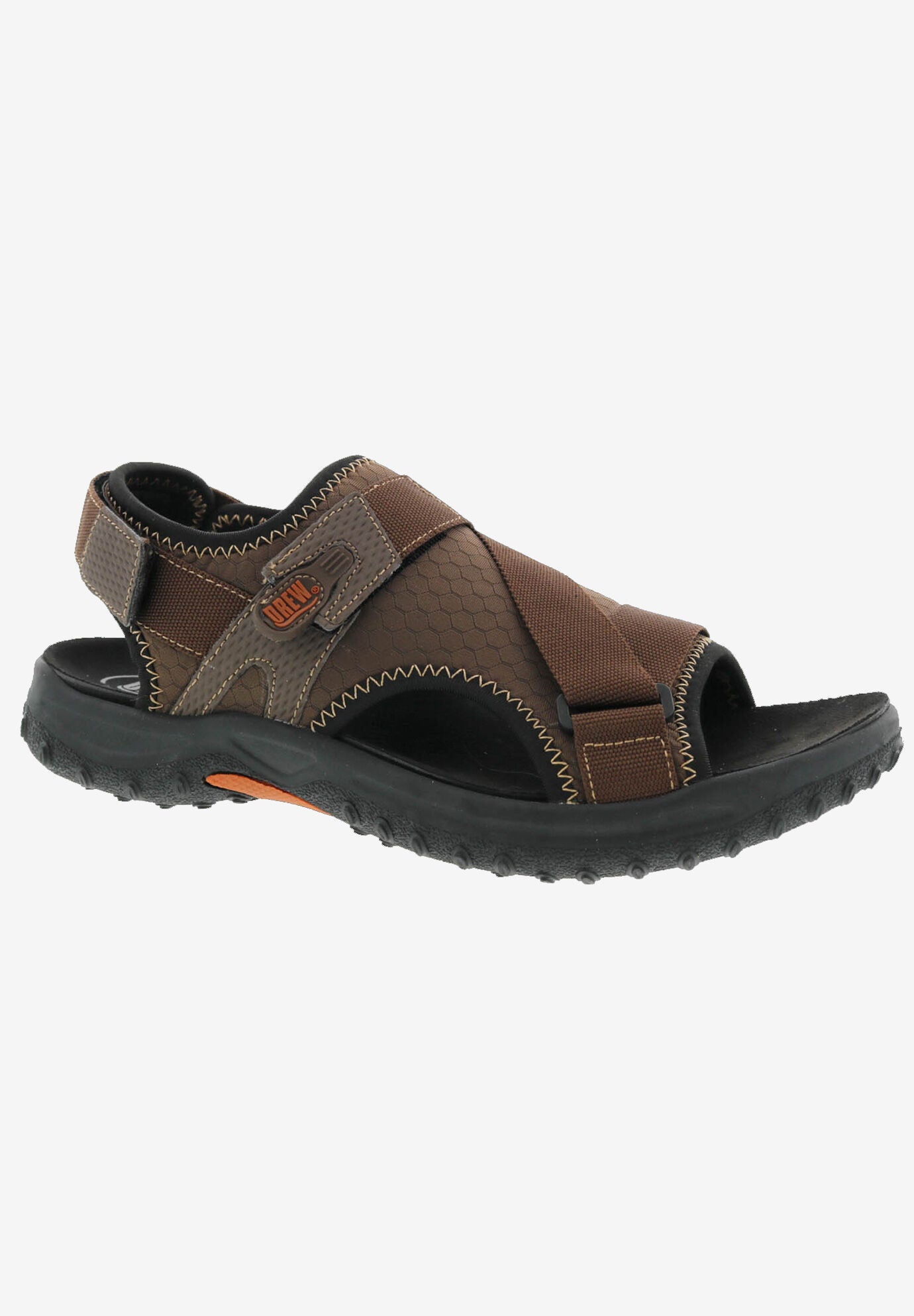 Wander Sandals, BROWN LEATHER COMBO, hi-res image number 0
