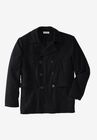 Liberty Blues™ Double-Breasted Wool Peacoat, BLACK, hi-res image number null