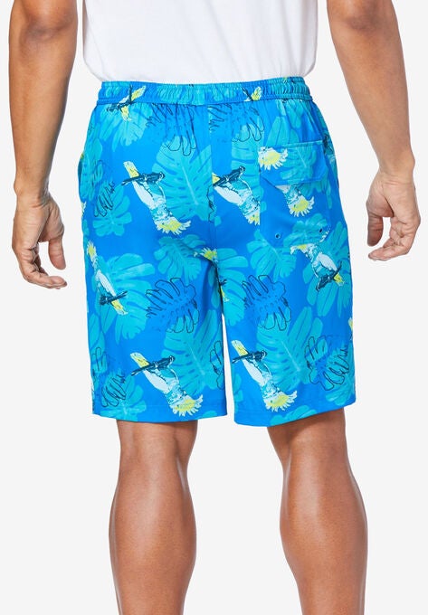8" Flex Swim Trunk with Breathable Stretch Liner by Meekos, , on-hover image number null
