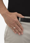Sterling Silver Wedding Band Ring, , alternate image number null