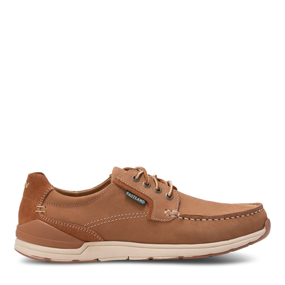 Trent Leather Moc Toe Oxford, TAN, alternate image number 2
