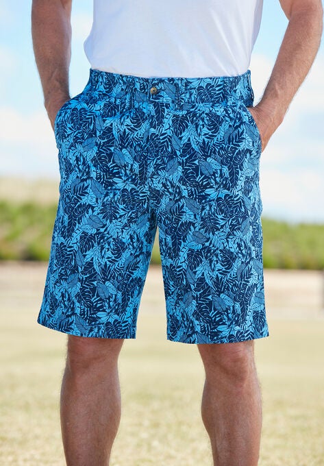 10" Flex Full-Elastic Waist Chino Shorts, , alternate image number null