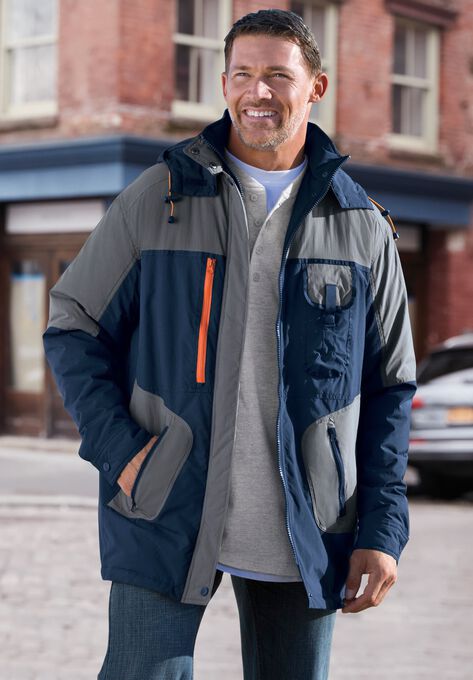 Colorblock Tech Parka, , alternate image number null