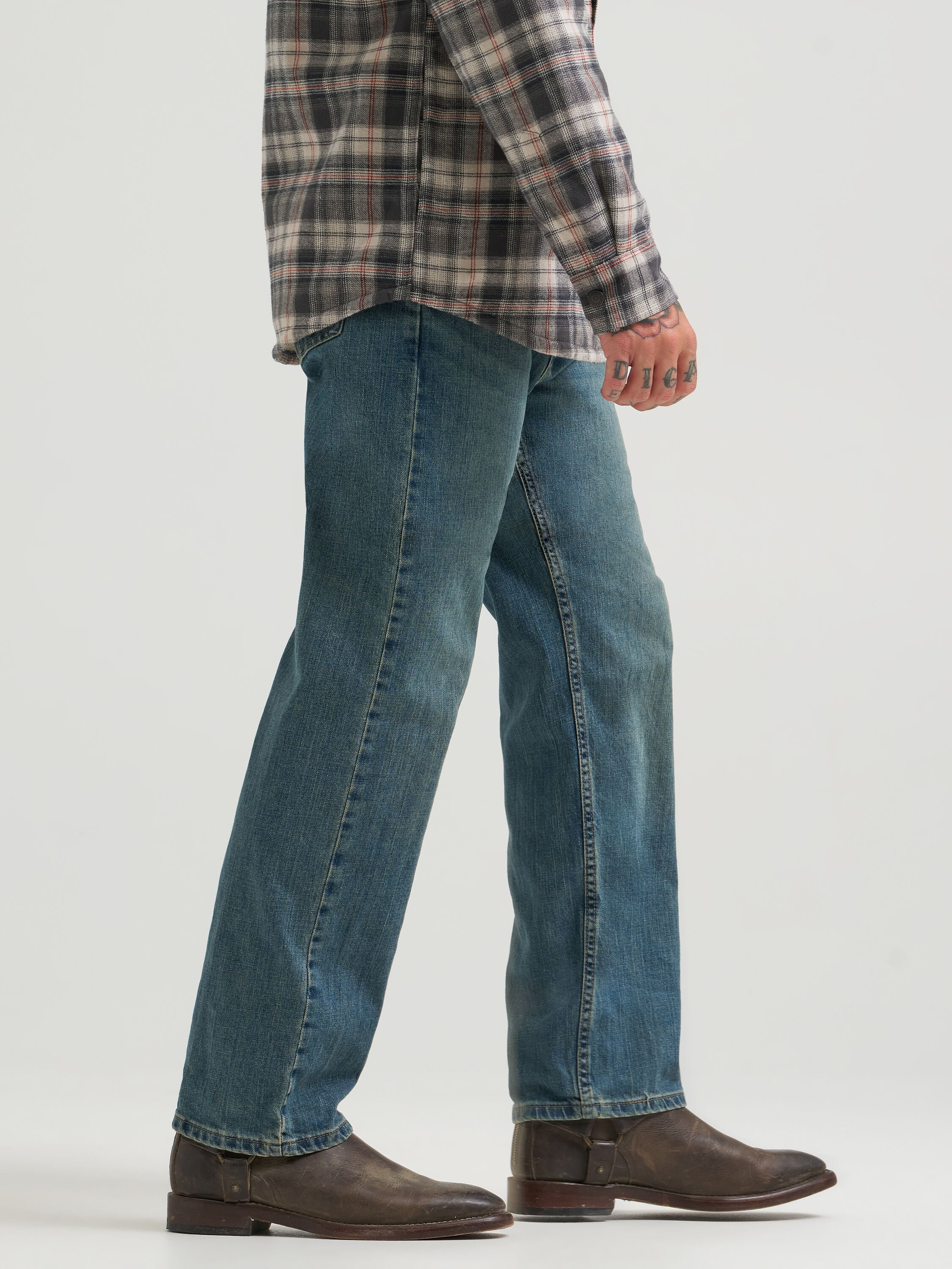 Wrangler Red Kabel Relaxed Fit Jean, GREY TINT, alternate image number 2