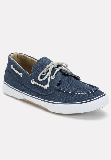 Canvas Boat Shoe, STONEWASH DENIM, hi-res image number null