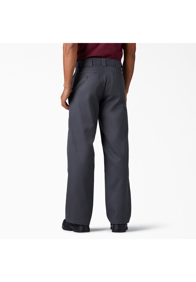 Loose Fit Double Knee Work Pants Casual Pants, , on-hover image number null