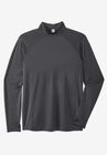 Mock Neck Base Layer Shirt by KS Sport™, GREY, hi-res image number 0