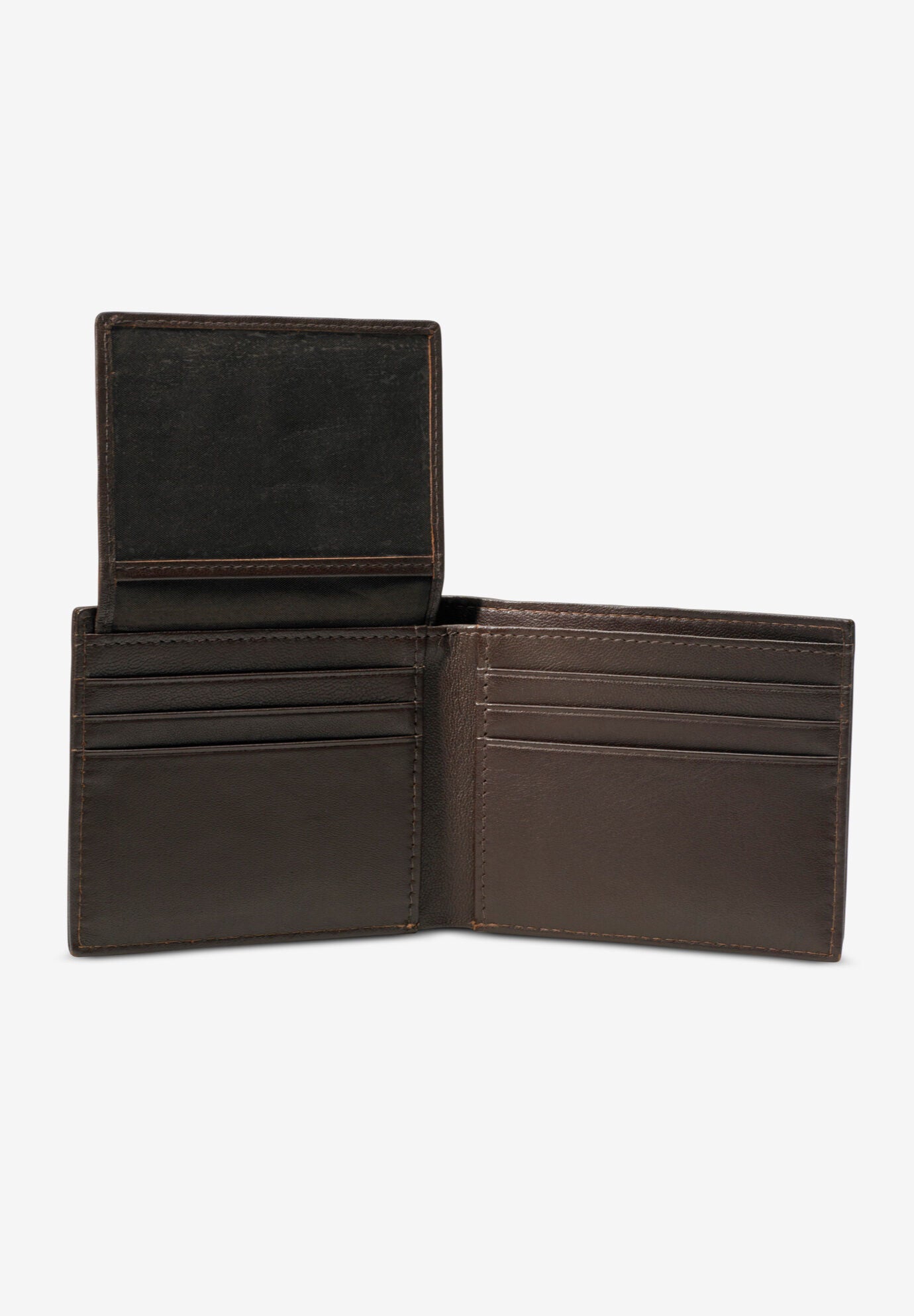 Bifold Wallet, BROWN, on-hover image number 1