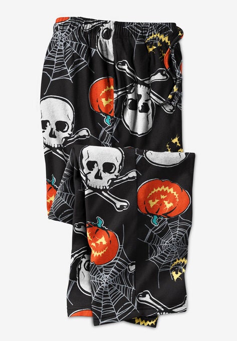 Lightweight Cotton Jersey Pajama Pants, HALLOWEEN, hi-res image number null
