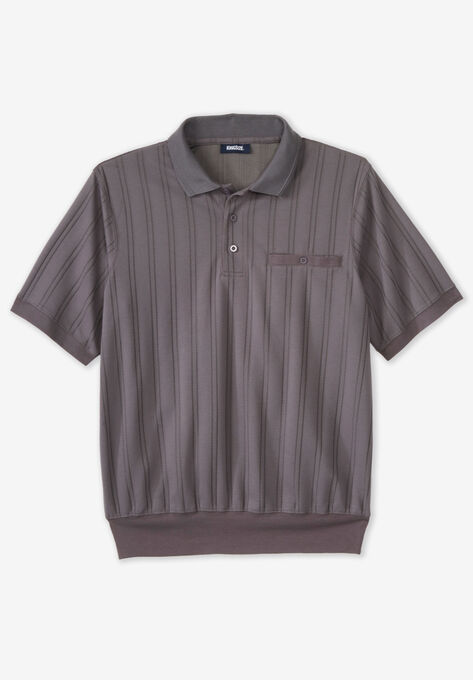 Banded Bottom Polo Shirt, STEEL, hi-res image number null