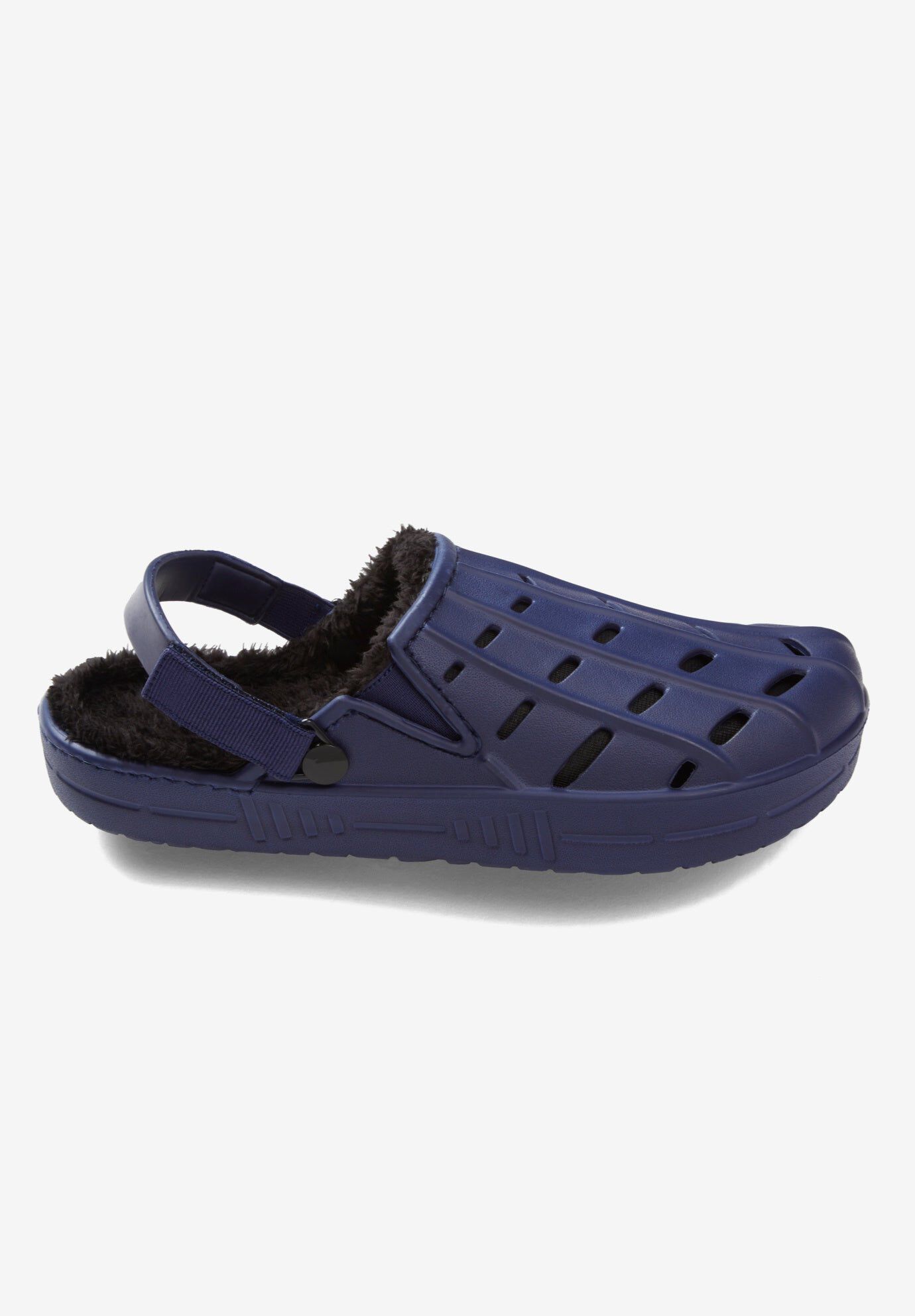 Fur-Lined Rubber Clogs, , hi-res image number 0