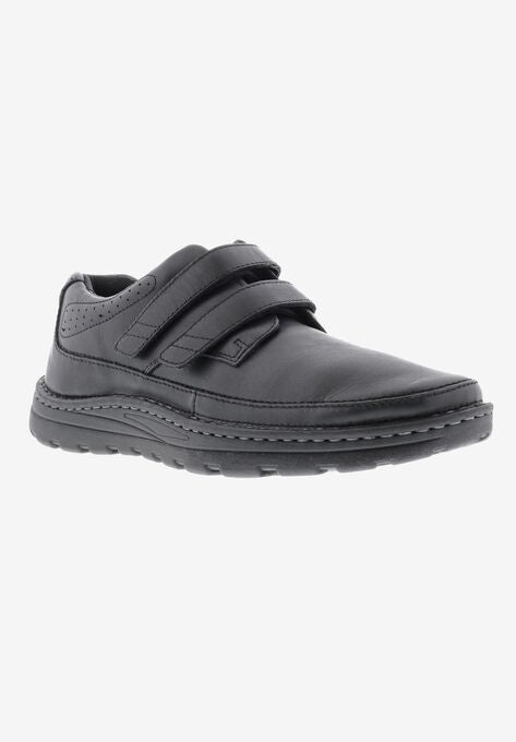 MANSFIELD II Velcro® Strap Shoes, BLACK CALF, hi-res image number null