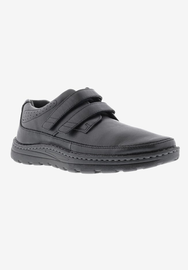 MANSFIELD II Velcro® Strap Shoes, BLACK CALF, hi-res image number 0