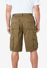 Boulder Creek® 12" Side-Elastic Stacked Cargo Pocket Shorts, , on-hover image number 1