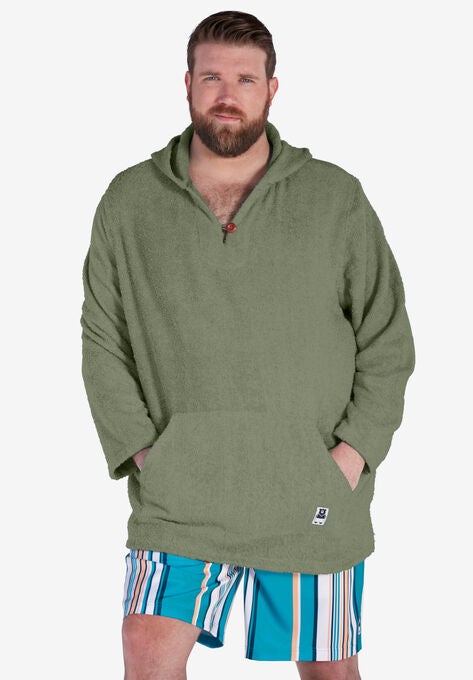 Baja Lightweight Terry Hoodie by Meekos, LIGHT OLIVE, hi-res image number null