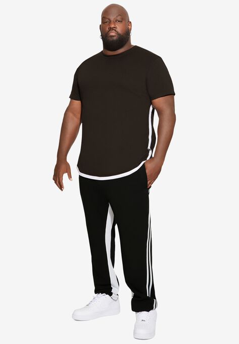 MVP Collections® French Terry Striped Track Pants, , alternate image number null