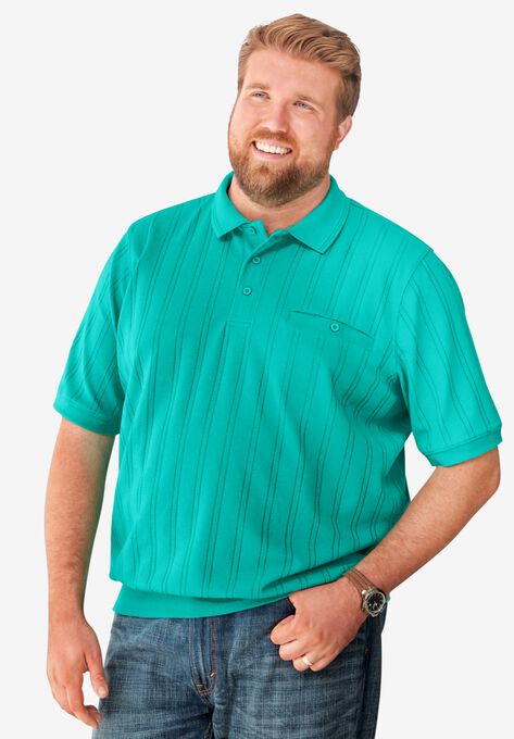 Banded Bottom Polo Shirt, , alternate image number null
