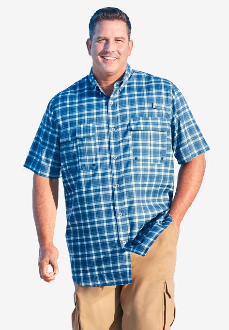 Off-Shore Short-Sleeve Sport Shirt by Boulder Creek®, , hi-res image number null